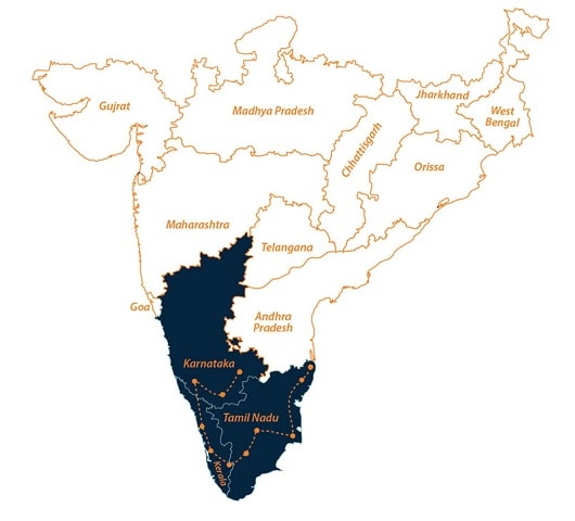 Captivating Kerala Map
